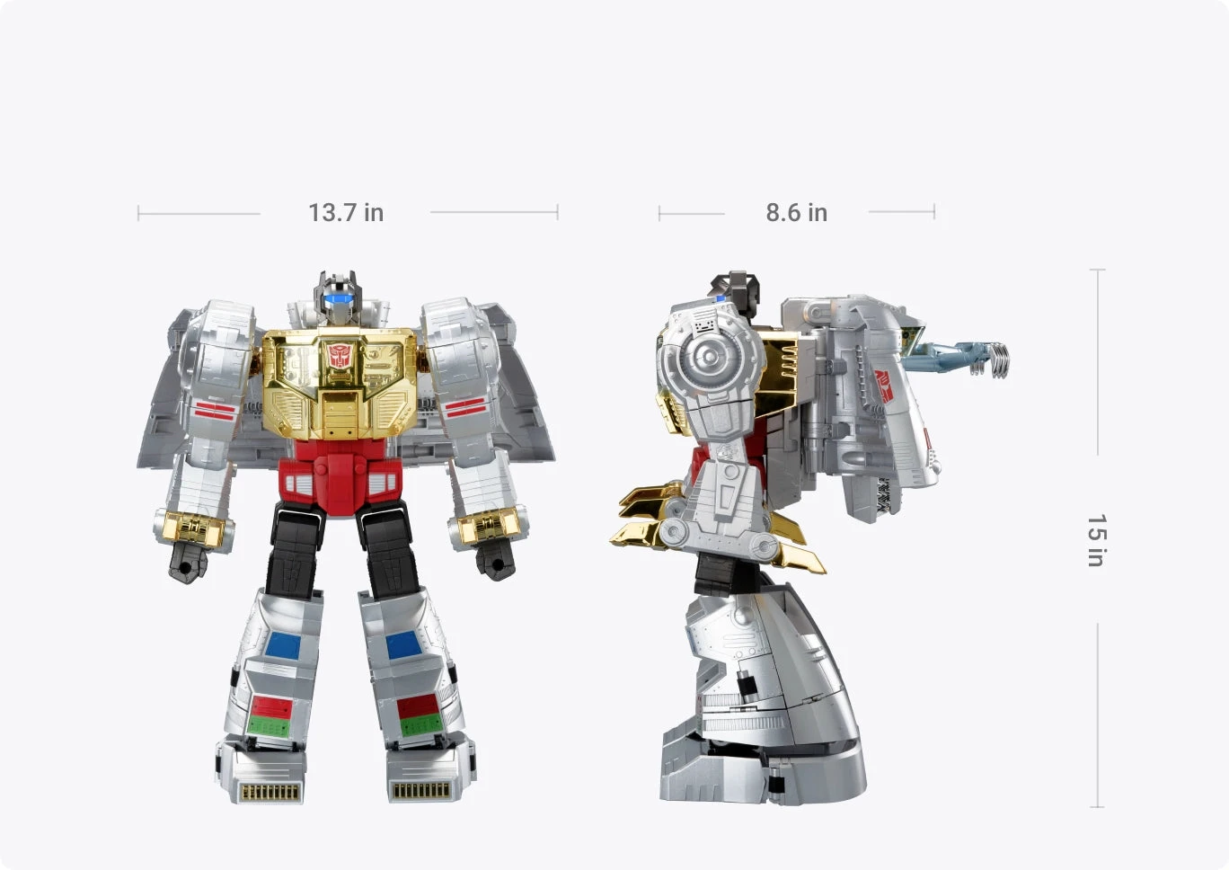 Robosen Transformers Grimock Flagship Collector's Edition Auto-Converting Robot Figure - Image 3