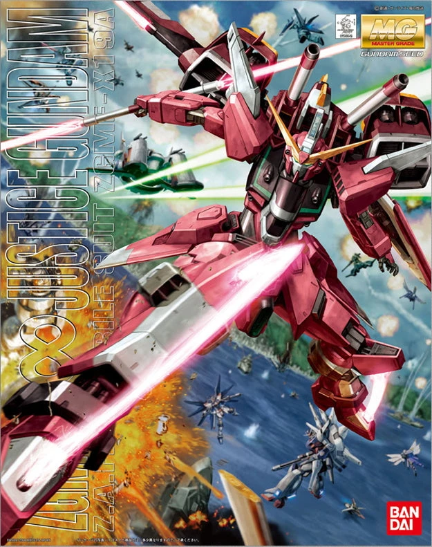 Bandai Gundam 1/100 MG Infinite Justice Z.A.F.GT. Mobile Suit ZGMF-X19A Seed Destiny Model Kit - Image 10