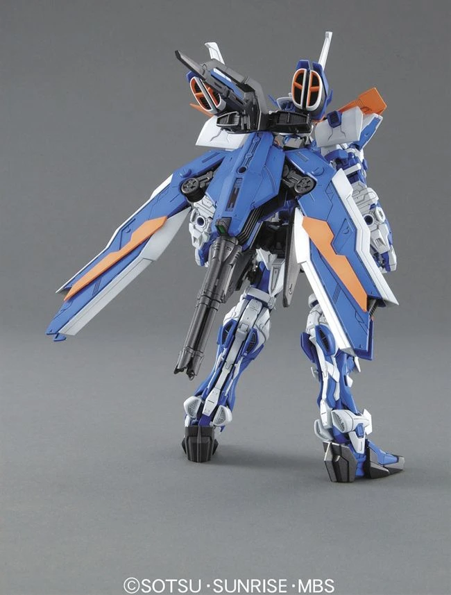 Bandai Gundam 1/100 MG Seed VS Astray MBF-P03 Gundam Astray Blue Frame Second Revise Model Kit - Image 2
