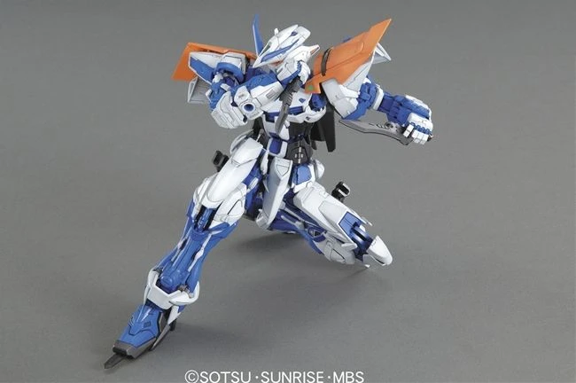 Bandai Gundam 1/100 MG Seed VS Astray MBF-P03 Gundam Astray Blue Frame Second Revise Model Kit - Image 5