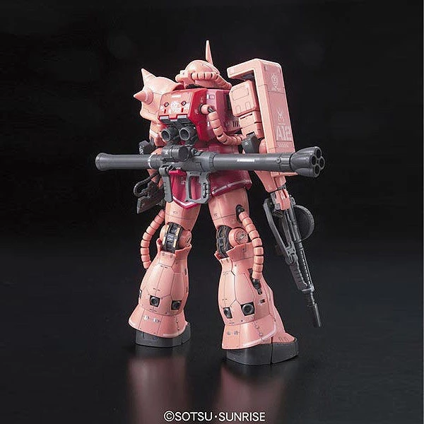 Bandai Gundam 1/144 RG #02 Gundam 0079 MS-06S Zaku II (Char Aznable's Custom) Model Kit - Image 4