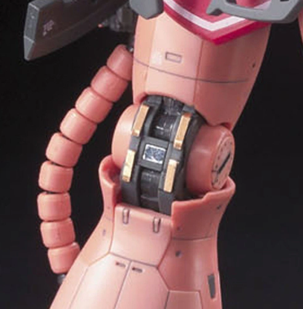 Bandai Gundam 1/144 RG #02 Gundam 0079 MS-06S Zaku II (Char Aznable's Custom) Model Kit - Image 8