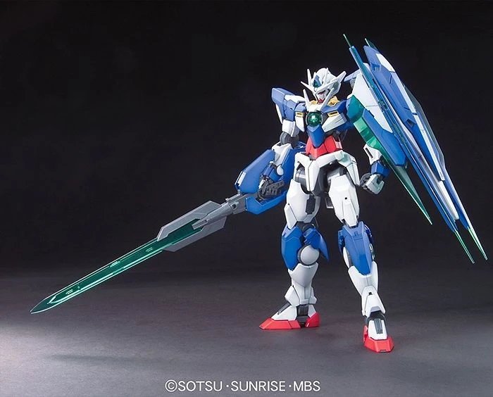 Bandai Gundam 1/100 MG OO GNT-0000 00 Qan[t] Quanta Celestial Being Model Kit