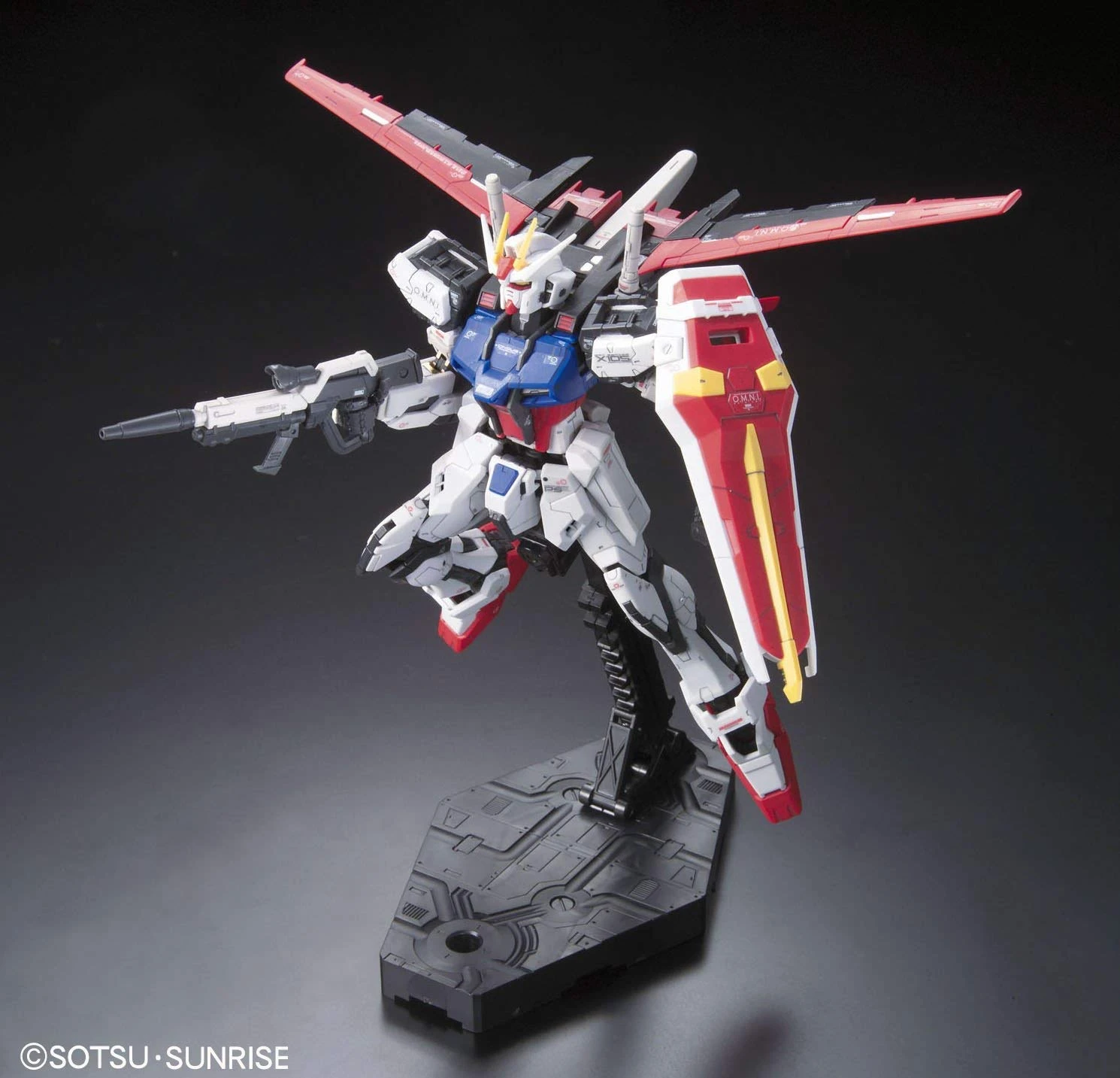 Bandai Gundam 1/144 RG #03 Seed GAT-X105+AQM/E-X01 Aile Strike Gundam Model Kit - Image 2