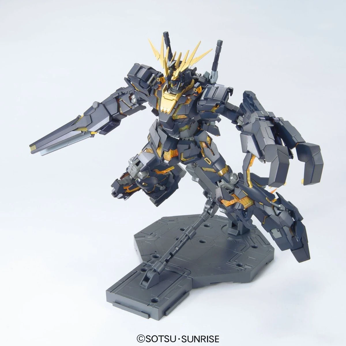 Bandai Gundam 1/100 MG Gundam Unicorn RX-0 Unicorn Gundam 02 Banshee Model Kit - Image 4