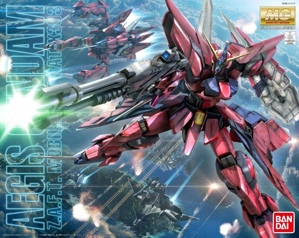Bandai Gundam 1/100 MG Seed GAT-X303 Aegis Gundam Model Kit - Image 7
