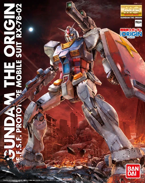 Bandai Gundam 1/100 MG The Origin RX-78-2 Gundam Origin Ver. Model Kit - Image 11