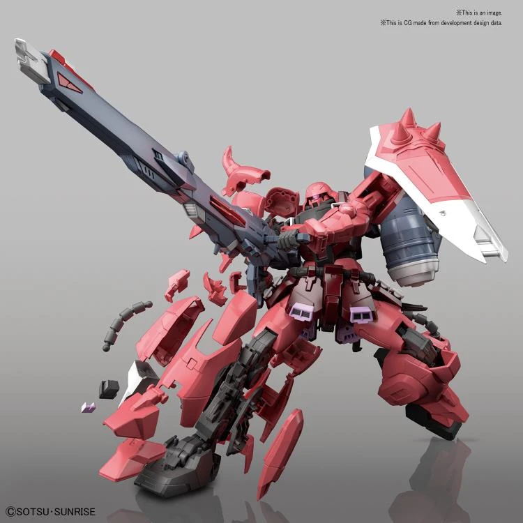 Bandai Gundam 1/100 MG Seed Destiny Gunner Zaku Warrior (Lunamaria Hawke Custom) ZGMF-1000/A1 Model Kit - Image 3