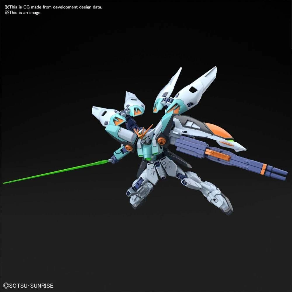 Bandai Gundam 1/144 HGBB #09 Breaker Battlogue XXG-00W0SKY Wing Gundam Sky Zero Model Kit - Image 5