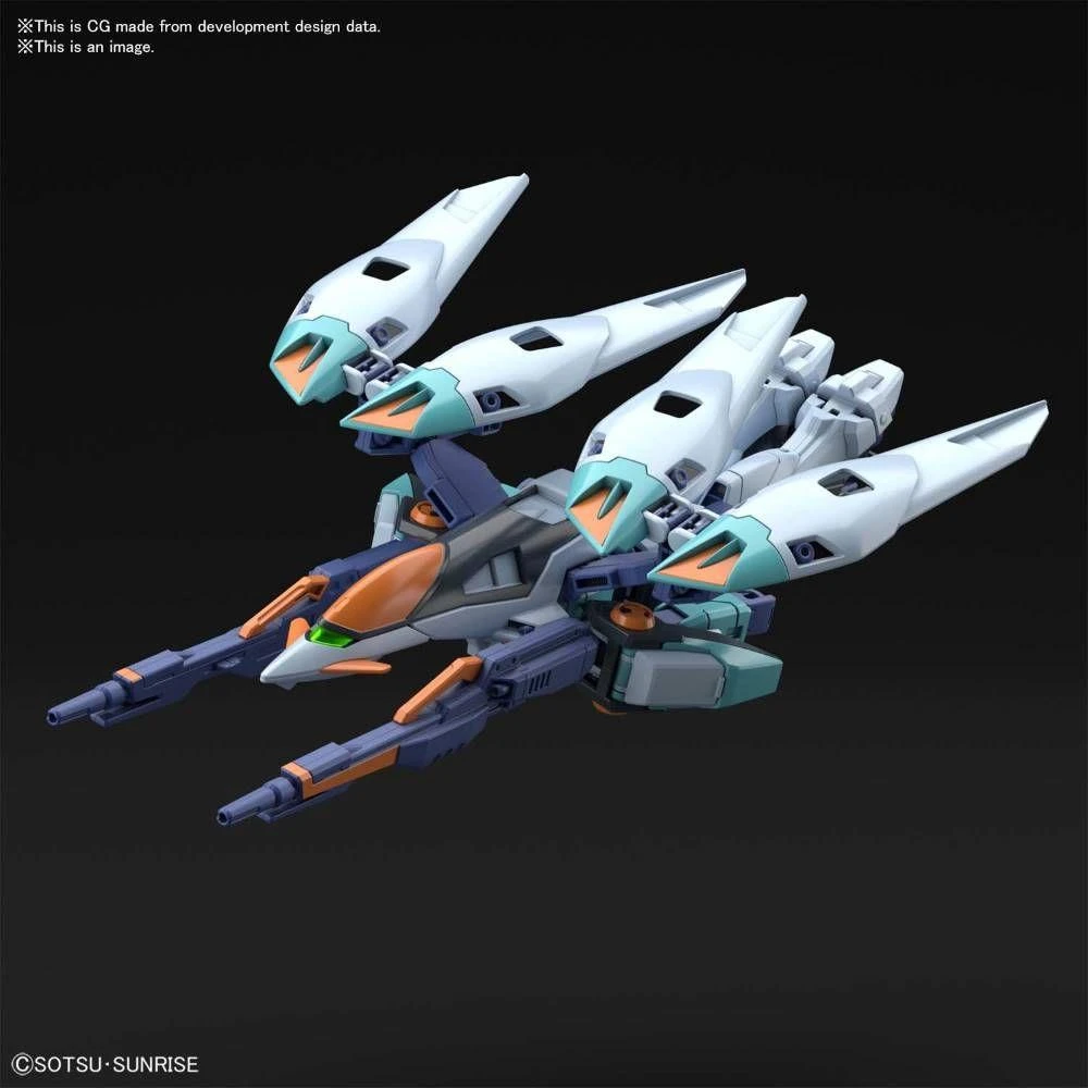 Bandai Gundam 1/144 HGBB #09 Breaker Battlogue XXG-00W0SKY Wing Gundam Sky Zero Model Kit - Image 6