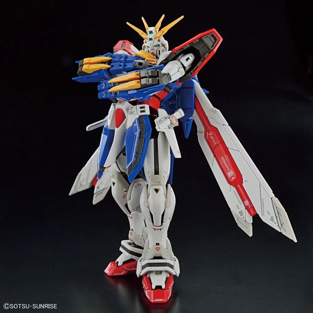 Bandai Gundam 1/144 RG #37 G Gundam GF13-017NJII God Gundam (Burning Gundam) Model Kit - Image 2