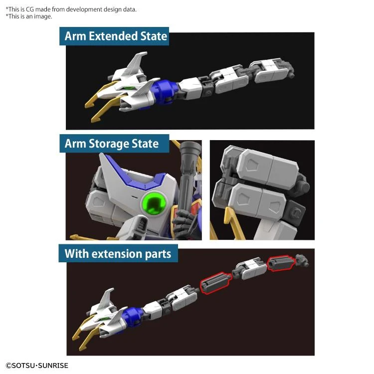 Bandai Gundam 1/144 HGUC #242 HGAC Gundam Wing XXXG-01S Shenlong Gundam Model Kit - Image 6