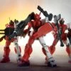 Bandai Gundam 1/144 HG Red Giant 03rd MS Team Set Model Kit Exclusive