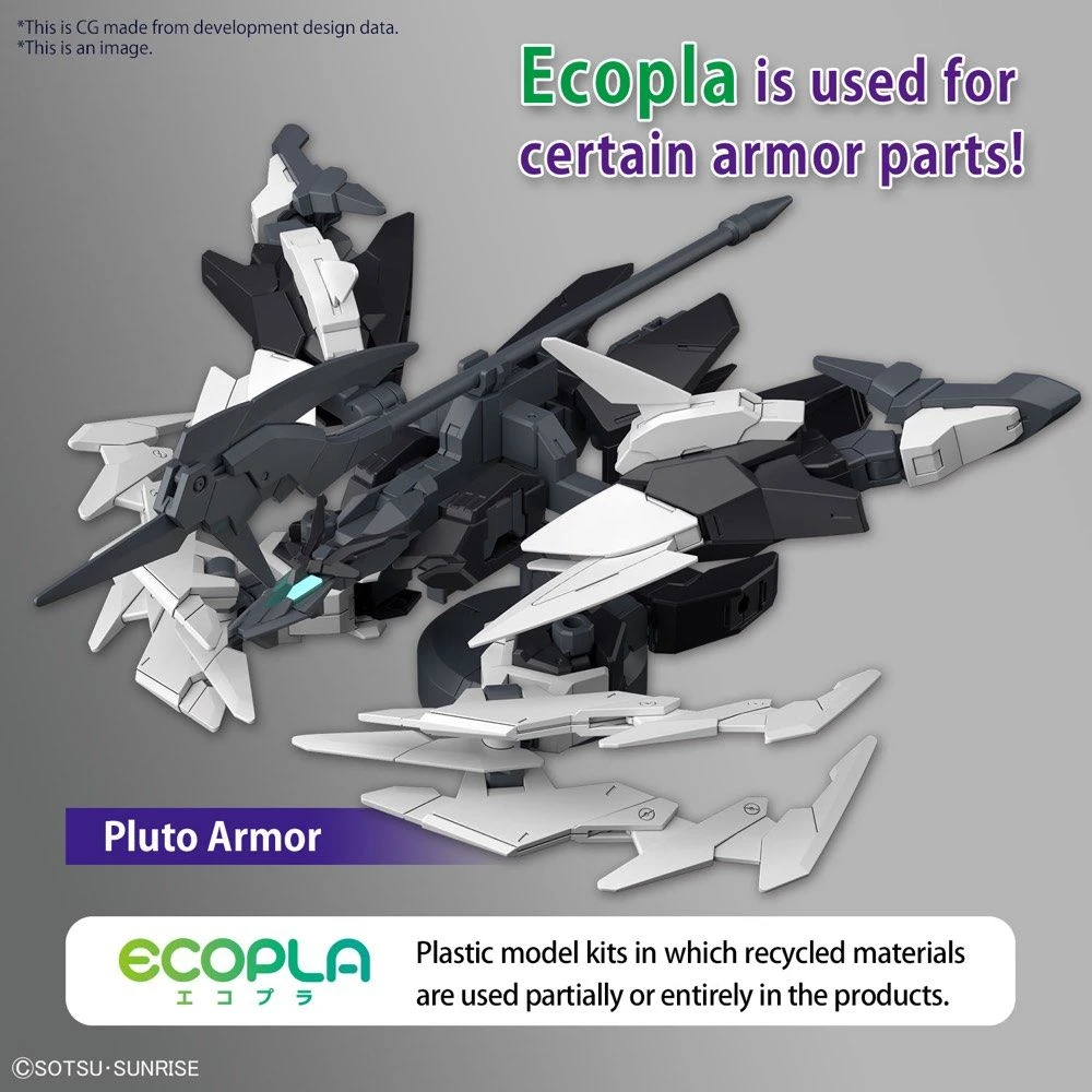 Bandai Gundam 1/144 HGBM #XX Plutine Gundam Model Kit - Image 4