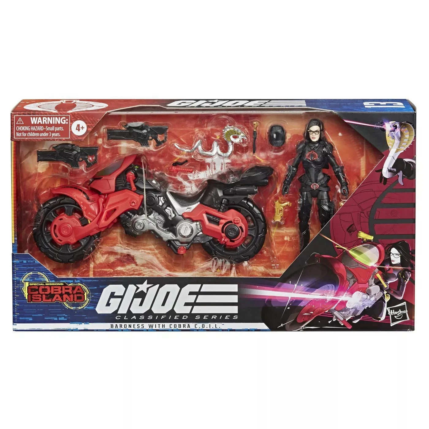 Hasbro G.I. Joe Classified Series Baroness With Cobra C.O.I.L Vehicle Action Figure - Image 6