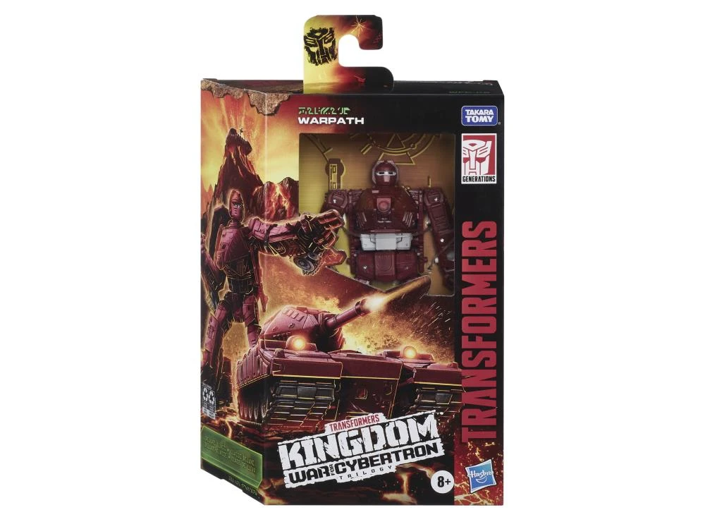 Hasbro Transformers Generations War For Cybertron: Kingdom Deluxe Warpath Action Figure WFC-K6 - Image 3