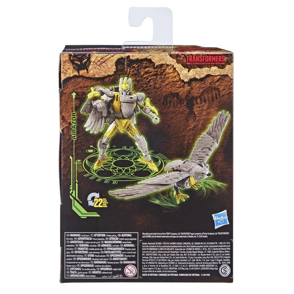 Hasbro Transformers Generations War For Cybertron: Kingdom Deluxe Airazor Action Figure WFC-K14 - Image 4