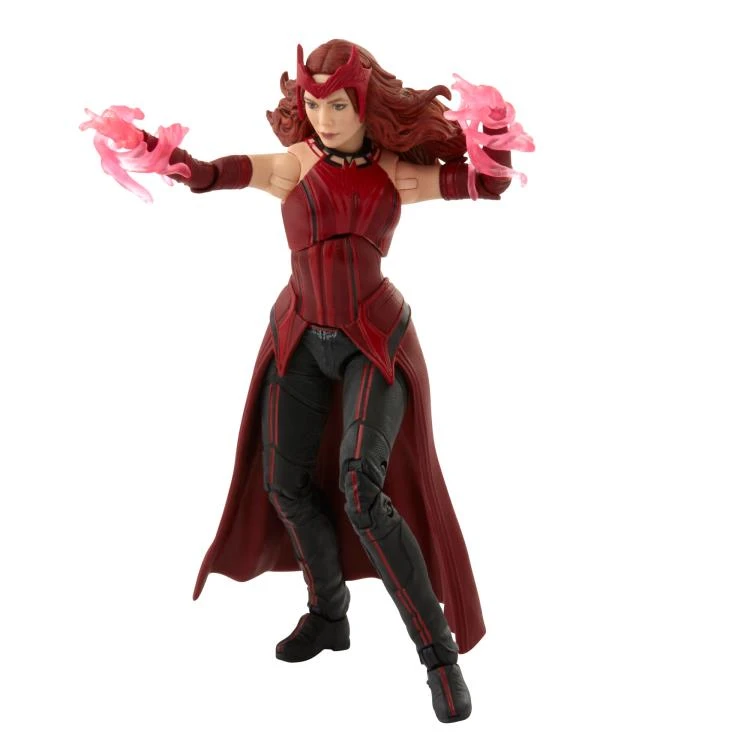 Hasbro Marvel Legends Disney WandaVision Wave Scarlet Witch (Captain America Flight Gear BAF) - Image 4
