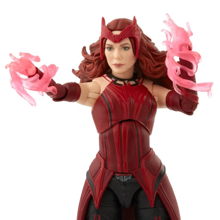 Hasbro Marvel Legends Disney WandaVision Wave Scarlet Witch (Captain America Flight Gear BAF) - Image 5