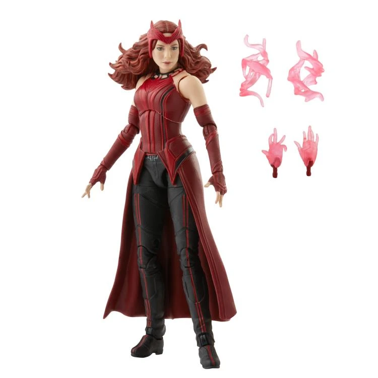 Hasbro Marvel Legends Disney WandaVision Wave Scarlet Witch (Captain America Flight Gear BAF) - Image 2