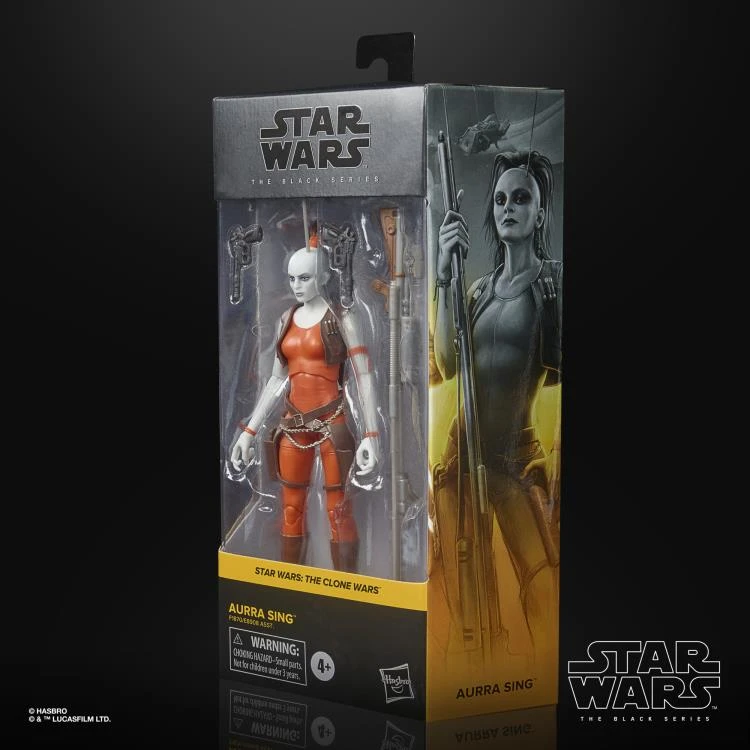 Hasbro Star Wars Black Series The Clone Wars #08 Aurra Sing 6 Inch Action Figure - Image 5