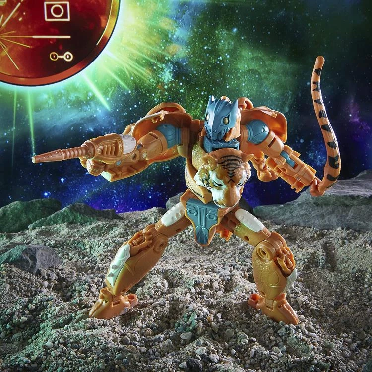 Hasbro Transformers Generations War For Cybertron Golden Disk Collection Voyager Mutant Tigatron Action Figure Exclusive - Image 3