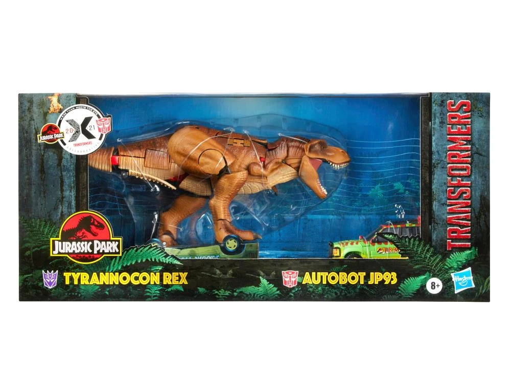 Transformers Generations Collaborative Jurassic Park Mash-Up Tyrannocon Rex And JP93 Two-Pack Action Figure - Image 12