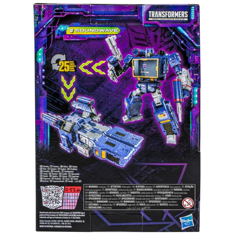Hasbro Transformers Generations Legacy Voyager Class Soundwave Action Figure - Image 5