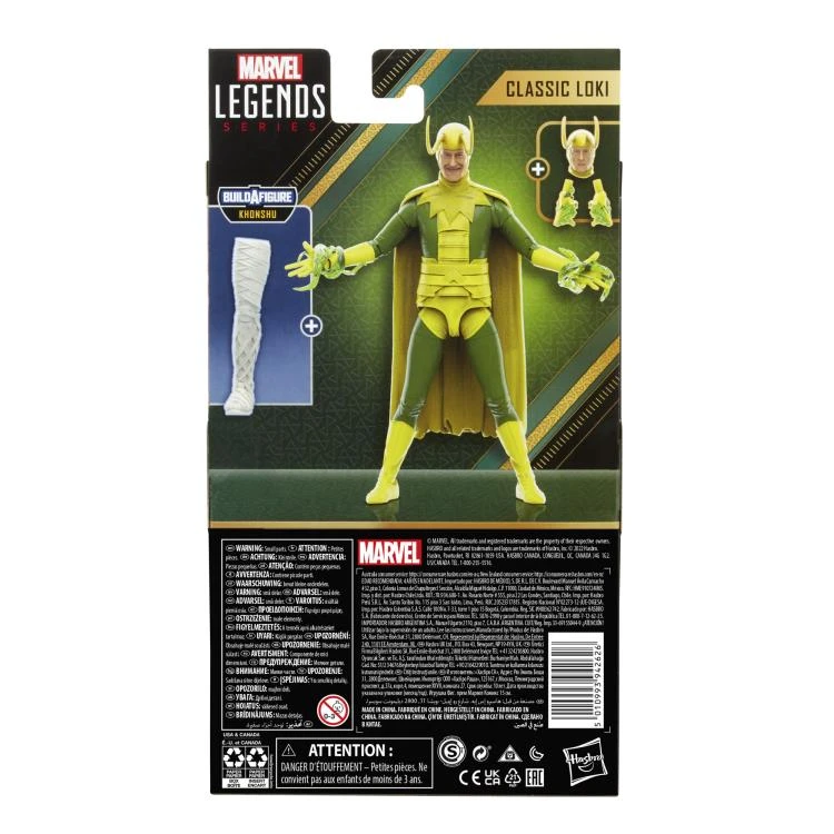 Hasbro Marvel Legends Disney+ Wave 1 Classic Loki (BAF Khonshu) Action Figure - Image 7