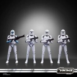 Hasbro Star Wars Vintage Collection Phase I Clone Trooper F5554 3.75" Action Figure 4-Pack