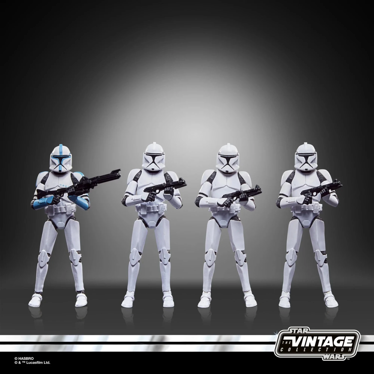 Hasbro Star Wars Vintage Collection Phase I Clone Trooper F5554 3.75" Action Figure 4-Pack