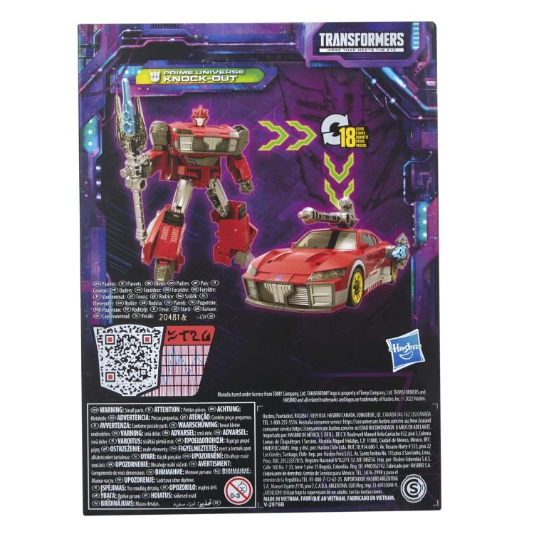Hasbro Transformers Generations Legacy Deluxe Class Prime Universe Knock-out Action Figure - Image 8