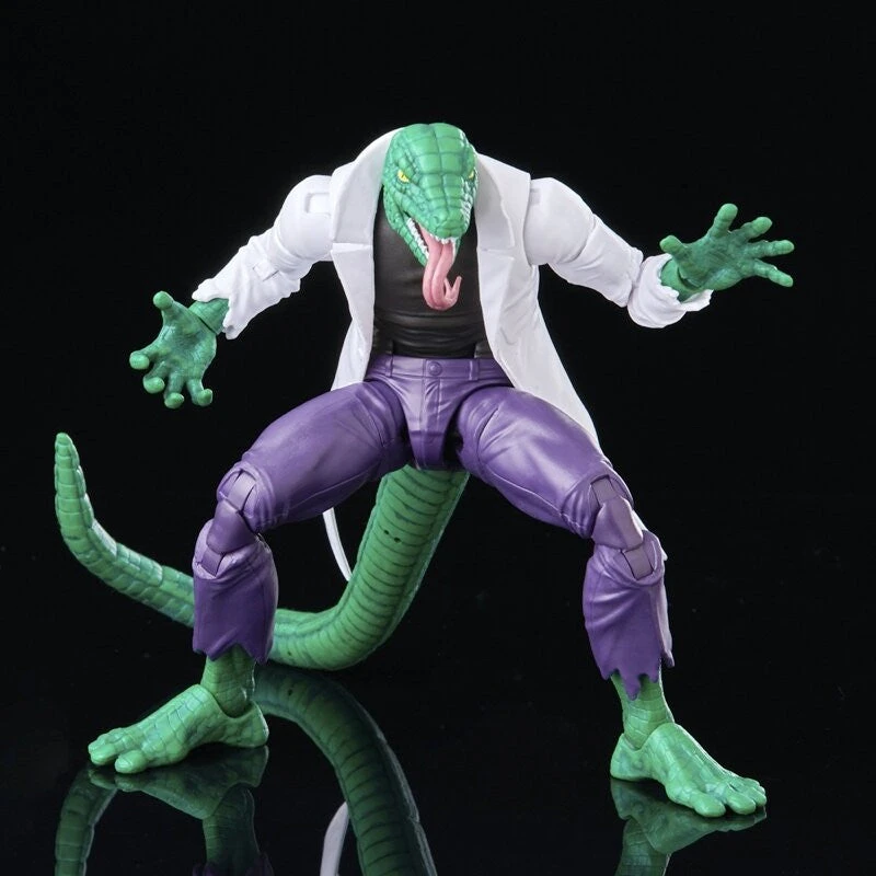 Hasbro Marvel Legends Retro Series Spider-Man Lizard Action Figure - Image 2
