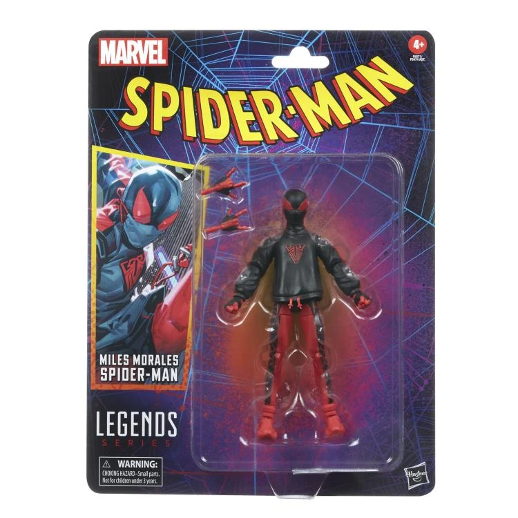 Hasbro Marvel Legends Vintage Retro Series Spider-Man (Miles Morales) Action Figure - Image 6