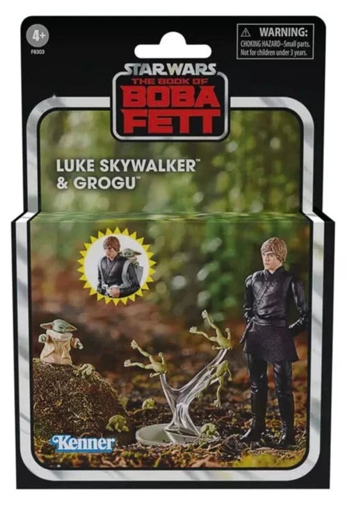 Hasbro Star Wars Black Series Vintage Collection Luke Skywalker And Grogu F8303 3.75" 2-Pack Action Figure - Image 8