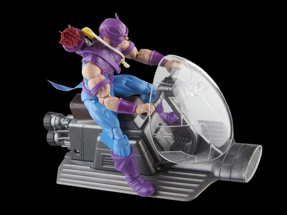 Hasbro Marvel Legends 60th Anniversary Avengers Beyond Earth's Mightiest Hawkeye With Sky-Cycle Action Figure - Image 3