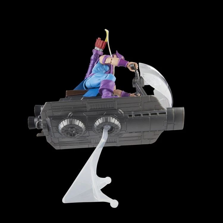 Hasbro Marvel Legends 60th Anniversary Avengers Beyond Earth's Mightiest Hawkeye With Sky-Cycle Action Figure - Image 9