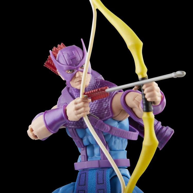 Hasbro Marvel Legends 60th Anniversary Avengers Beyond Earth's Mightiest Hawkeye With Sky-Cycle Action Figure - Image 8