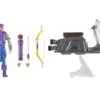 Hasbro Marvel Legends 60th Anniversary Avengers Beyond Earth's Mightiest Hawkeye With Sky-Cycle Action Figure