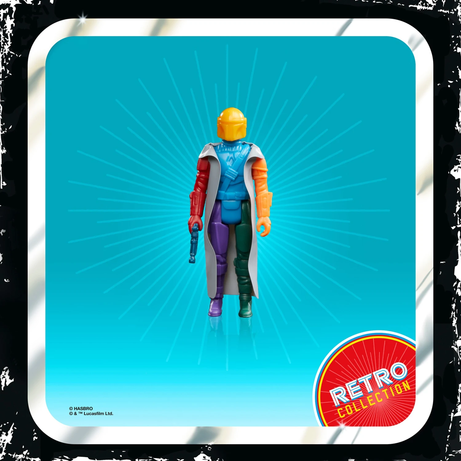 Hasbro Star Wars Retro Collection The Mandalorian (Prototype Edition) 3.75" Action Figure - Image 3