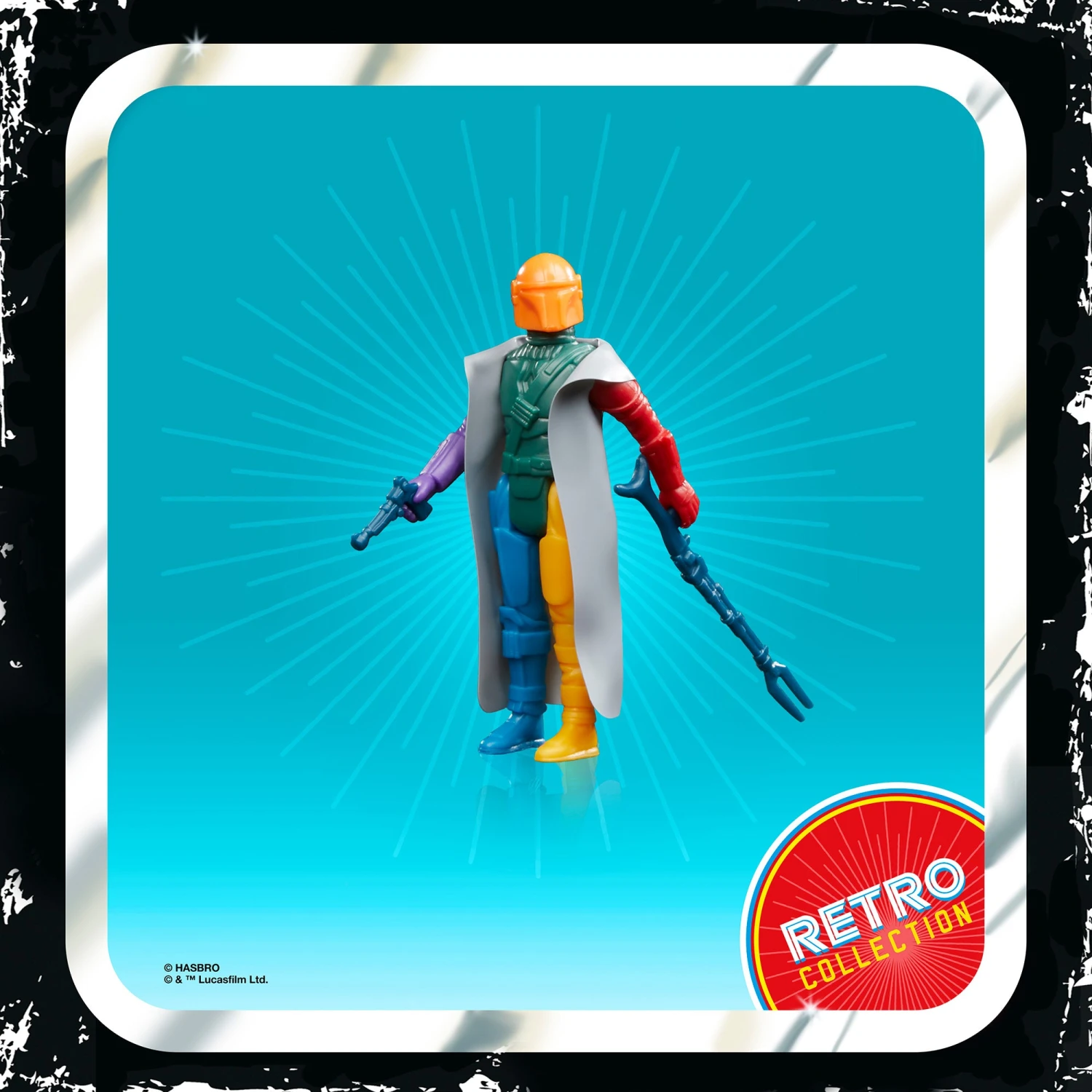 Hasbro Star Wars Retro Collection The Mandalorian (Prototype Edition) 3.75" Action Figure - Image 2