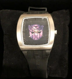 Hasbro Transformers Metal Decepticon Logo Dial Watch