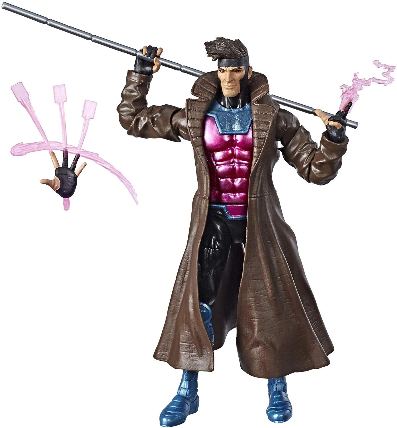 Hasbro Marvel Legends X-Men Series Gambit Caliban BAF Wave Action Figure