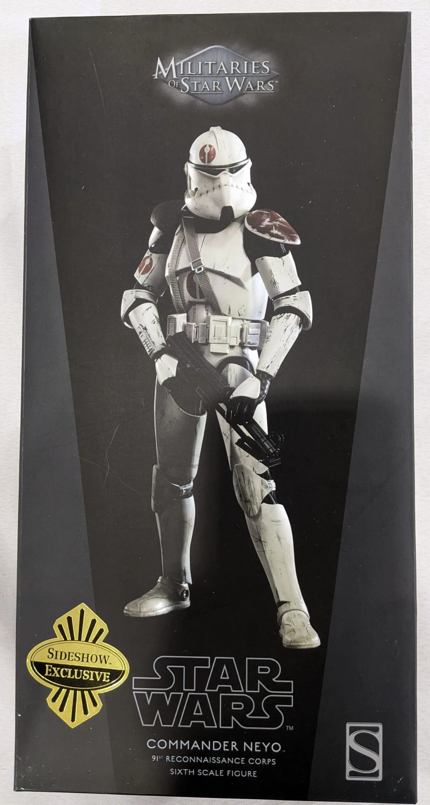 Sideshow Collectible 1/6 Star Wars Militaries Of Star Wars 91st Reconnaissance Corps Commander Neyo Sixth Scale Figure *Open Box*