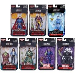 Hasbro Marvel Legends Dr Strange Multiverse Of Madness Wave 1 Set Of 7 (BAF Rintrah) Action Figures