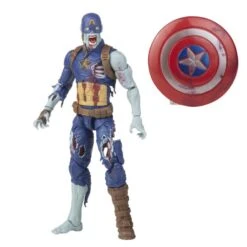 Hasbro Marvel Legends Disney+ What IF...? Wave 1 Zombie Captain America (BAF Marvel's The Watcher) Action Figure