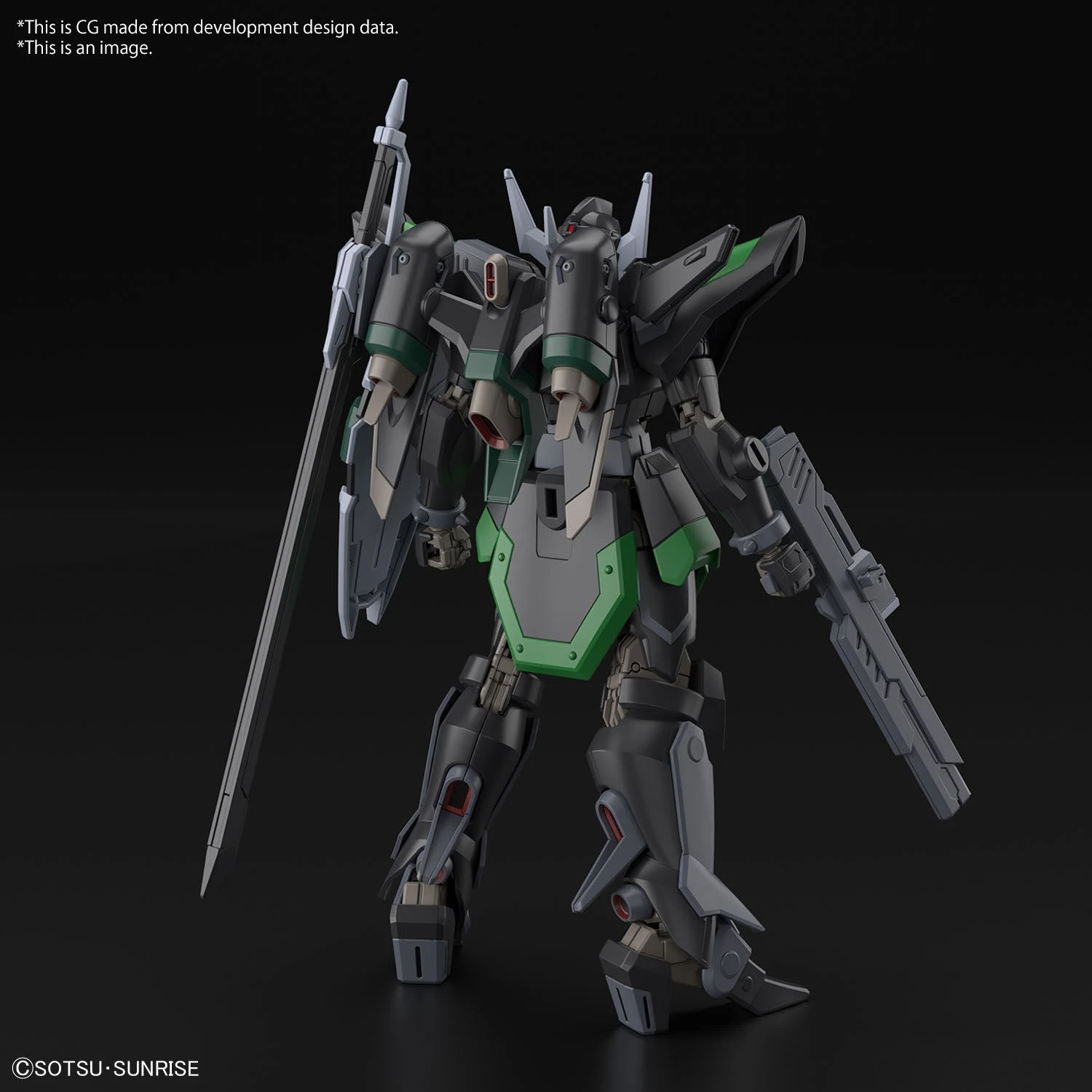 Bandai Gundam 1/144 Seed Freedom #XX Black Knight Squad Rud-ro.A (Tentative) Model Kit - Image 2