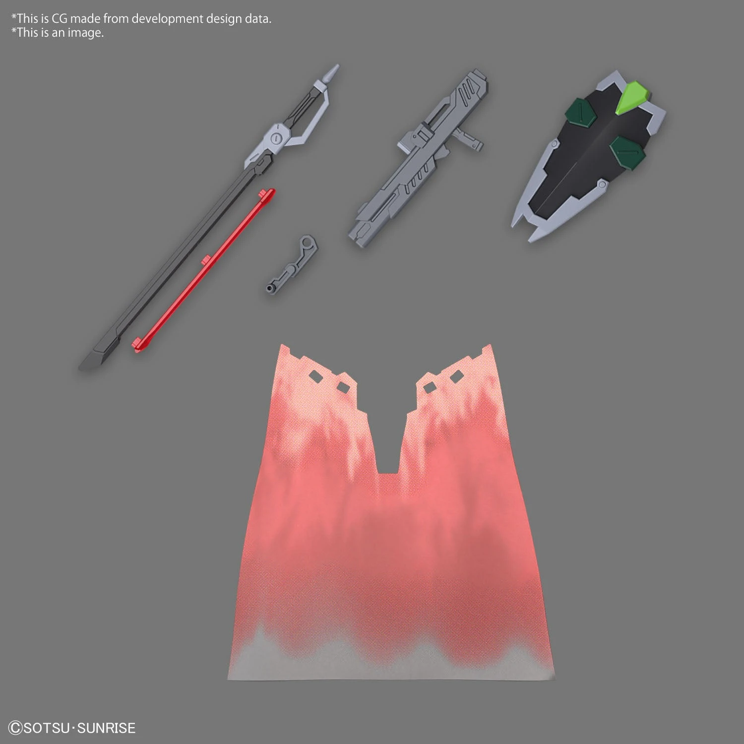 Bandai Gundam 1/144 Seed Freedom #XX Black Knight Squad Rud-ro.A (Tentative) Model Kit - Image 7